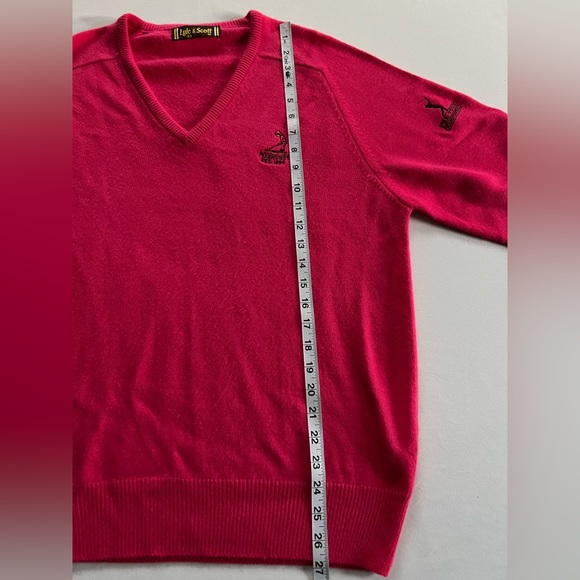 Lyle & Scott Pinehurst Pink Embroidered Golf PGA Championship Sweater Med (43) - Picture 7 of 11